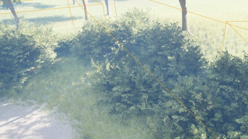 Paesaggio creato in Landscape mode di Unreal Engine