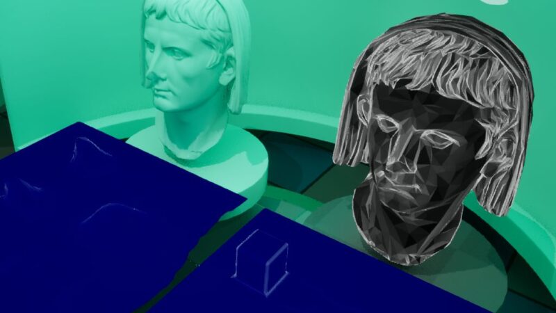 Materiale che rileva la curvatura della superfice ne crea una maschera e la mostra come diffuse