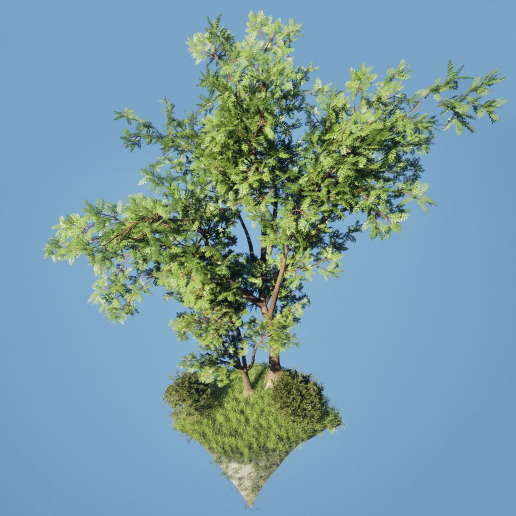 Foliage asset, materiale e modalità