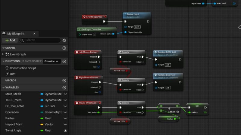 Blueprint editor