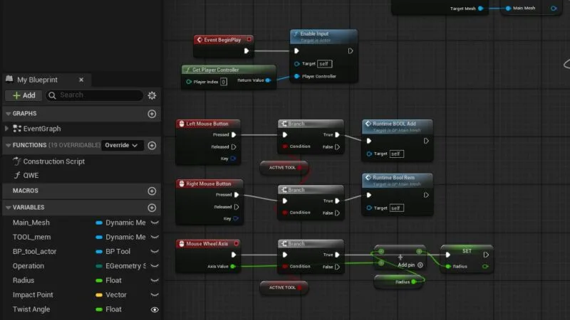 Blueprint editor