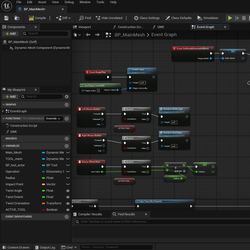Blueprint editor